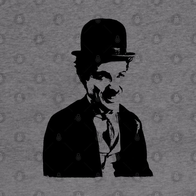 Charlie Chaplin Pop Art Portrait by phatvo